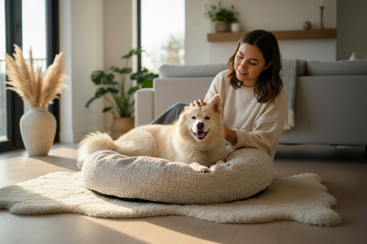 Dog with Owner Hero