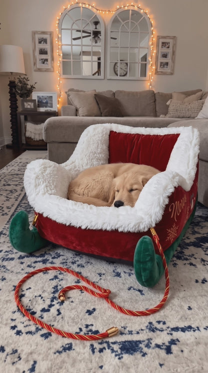 Christmas Dog Bed